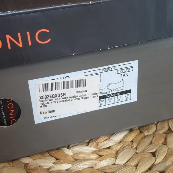 Vionic Weslyn Tan Leather Oxfords Lace-Up Loafers - Picture 10 of 10